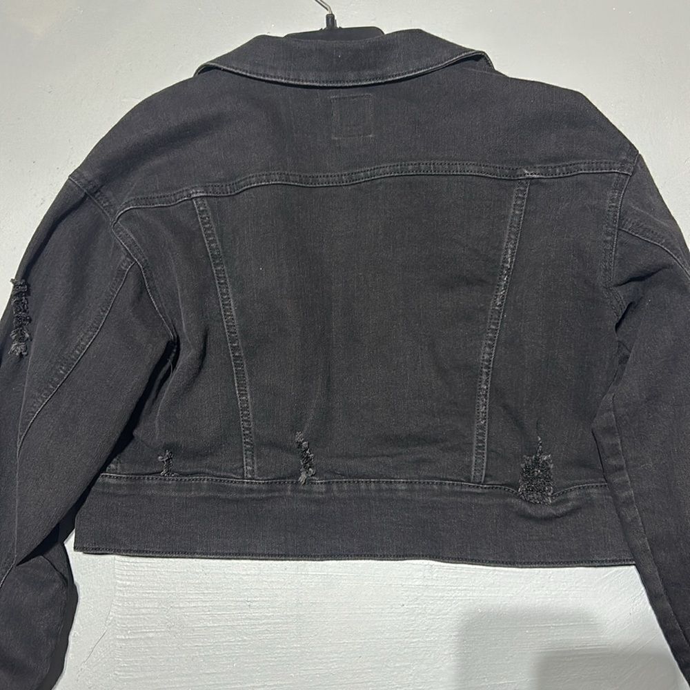 Wild Fable Black Denim Jean Jacket (Women's Size XS) - Picture 8 of 8